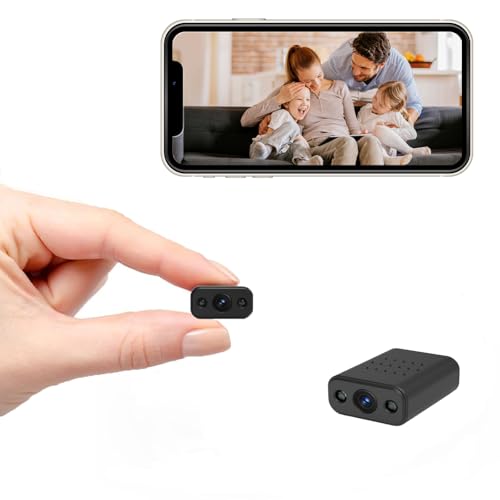 XNJ Mini Kamera, 4K HD WLAN Überwachungskamera mit Nachtsicht, Bewegungserkennung, Remote Viewing für Sicherheit mit APP XNJ Mini Kamera, 4K HD WLAN Überwachungskamera mit Nachtsicht, Bewegungserkennung, Remote Viewing für Sicherheit mit APP