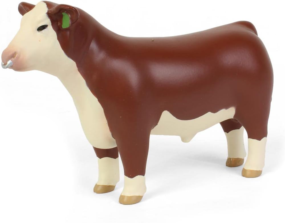 Little Buster Toys Hereford Show Bull with Nose Ring