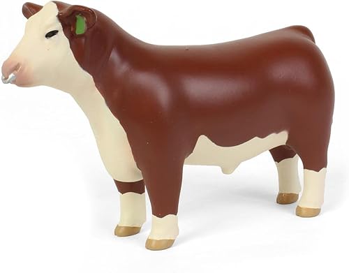 Little Buster Toys Hereford Show Bull con aro de nariz