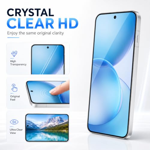 Image of FIRST MART Tempered Glass for Oppo Reno 16c, 9H 0.3 mm Full-Glue Screen Protector with Cable Protector, 3D Edge-to-Edge, HD Clear, Case-Friendly, Black, Pack of 1