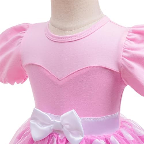Dressy Daisy Infant Baby Girl Princess Polka Dot Onesie Romper Halloween Costume Bodysuit with Headband Size 18-24 months — view 3