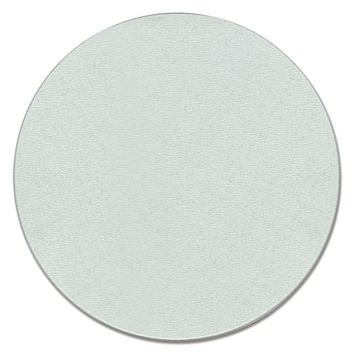 Tabla de cortar redonda de vidrio templado de 16 pulgadas miniatura 1