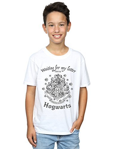 Harry Potter Boys Hogwarts Waiting for My Letter T-Shirt White 5-6 Years