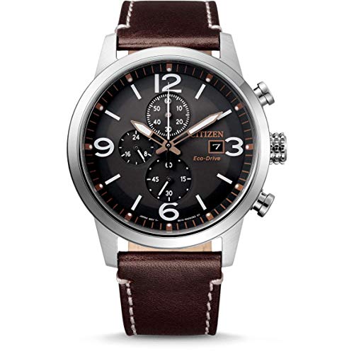 Preisvergleich Produktbild Citizen Herren Analog Eco-Drive Uhr mit Leder Armband CA0740-14H