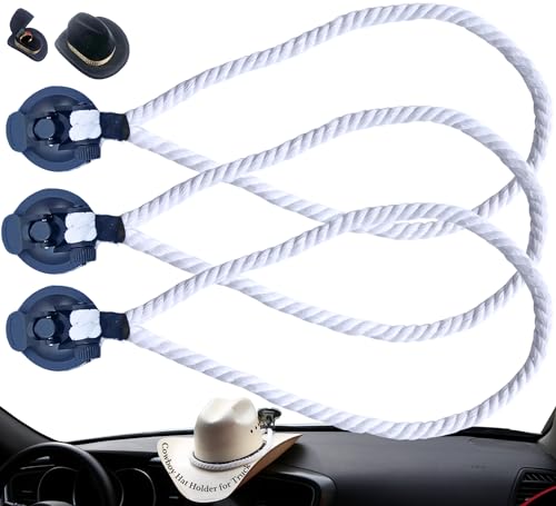 CEOCE Car Cowboy Hat Holder for Truck 3-Pack