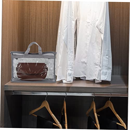 FAVOMOTO Bolsa de armazenamento transparente com 12 peças, bolsa de armazenamento para pendurar, bol