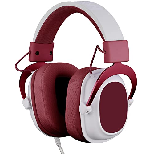 Redragon HEADSET GAMER ZEUS X BRANCO COM VERMELHO RGB