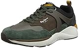 Machte in China Pepe Jeans London Herren Blake 01 Sneaker, Grün (Khaki Green 765), 43 EU