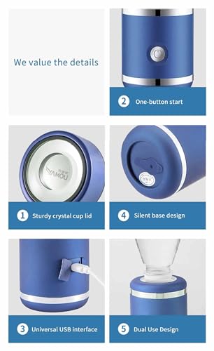 300ML 2000ppb Hydrogen Water Generator Bottle, Antioxidants Hydrogen Bottle, Portable Ion Hydrogen Generator, Rechargeable, for Home Travel Office
