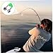 Xoeryoy 20Pcs Fishing Bells, Plastic Fishing Bells for Rods Clips with Dual Alert for All Kinds of Sea Rod