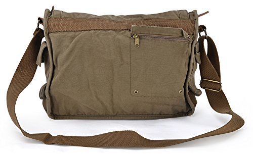 GOOTIUM Canvas Messenger Bag - Vintage Cross Body Shoulder Satchel3