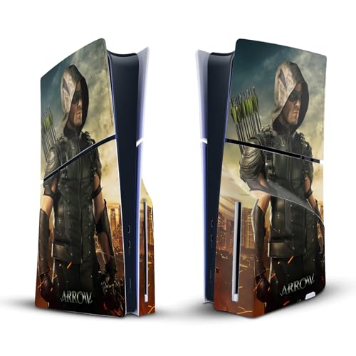 Autocollant PS5 Slim Arrow pour sublimer votre espace gaming et salon moderne