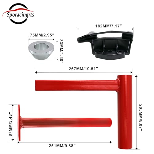 Image of Sporacingrts Upgraded Manual Tire Changer Duck Head Kit with Silver Cone - Universal Compatible with Most Car Tires, Durable and Easy to Use