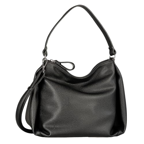 TOM TAILOR Cassia Damen Umhängetasche Crossbody Bag Mittelgroß Schwarz