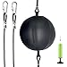 Wanlxc Doppelendball Punchingball Boxball Speedball Boxen Boxbirne Set MMA Erwachsene Training Speedball Set Double End Bag für das Reflex- und Boxtraining (Schwarz)
