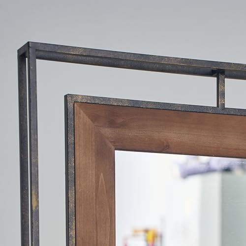 Pilihome WM-2402 Metal Framed Rustic Wall Mirror thumb #7