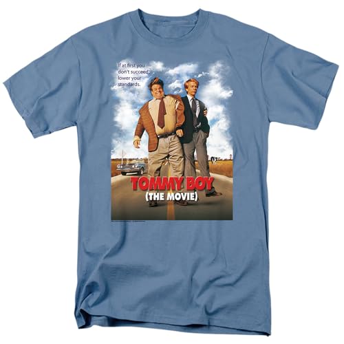 T-Shirt Tommy Boy Popfunk 3XL Mixte Coupe Ample sans Compromis Bleu