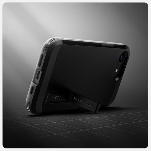 Image of Spigen Tough Armor (Ai) MagFit for iPhone 17e /16e Case, Black