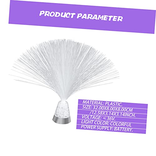 STOBOK Fiber Optic Lamp Color Changing USB Battery Powered Night Light Gypsophila Design Mood Light for Home Decoration Unique - Image 7