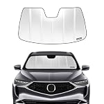 Windshield Sun Shade for 2014-2020 Acura MDX. Front Window Sunshade with Storage Bag