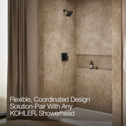 KOHLER Honesty Rite-Temp Shower Valve Trim With Lever Handle, Less Showerhead miniatura 5