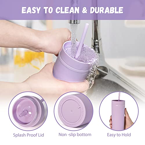 Agh 6 Pack Skinny Tumblers Bulk 16 Oz Matte Pastel Colored Acrylic Tumblers With Lids And Straws Reusable Double Wall Plastic Tumblers Drinks Tumbler Coffee Cups For Cold Hot Drinks, Vinyl Projects #TOP3