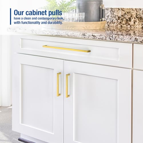 JOY DECOR Gold Cabinet Handles, 12 Pack Kitchen Handles, 18 Inch by JOY DECOR - Used condition - Image 4