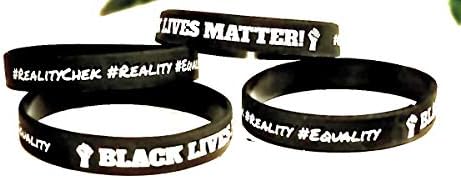 Black Lives Matter Silicone Wristband