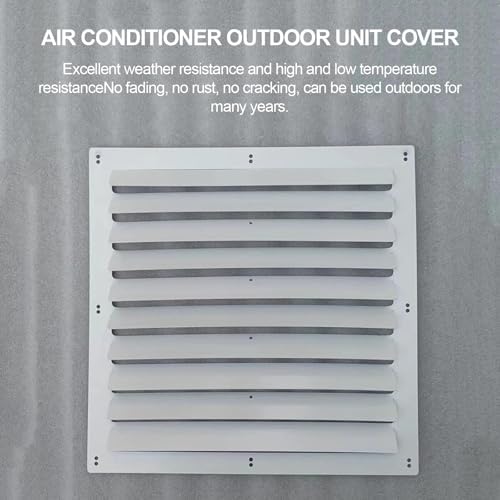 Universal Air Conditioner Cover Bracket - Outdoor Unit Wind Protection Grid, Anti-Blow Shield for Condenser Compressor, Durable Weatherproof Guard, Essential HVAC Accessory