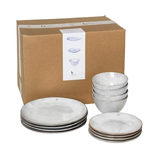 Broste Copenhagen 80019811 Nordic Sand Serveringsset, Lergods