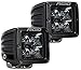 Rigid Industries - D-Series Midnight Edition - Spot - Set of 2 (202213BLK)