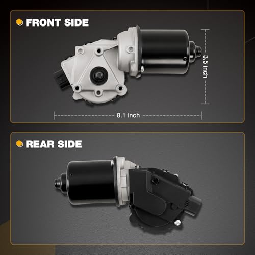 Image of Front Windshield Wiper Motor 5 Pins, Compatible with 2015-2019 Lexus Nx200t Nx300h Nx300 Sport Utility, 2013-2018 Toyota RAV4 Corolla Subaru Imprez Forester XV Crosstrek Sport Utility Legacy Outback