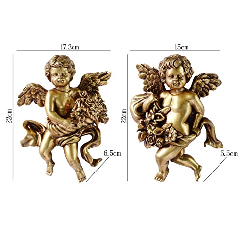 Generic 53071072143851343 Angelic Cherub Wall Sculpture Set thumb #3