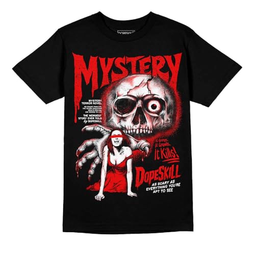 Image of DopeSkill Halloween Graphic Tee Streetwear Hip Hop Hypebeast Unisex T-Shirt Sneaker Colour Matching Shirts Spooky Graphic