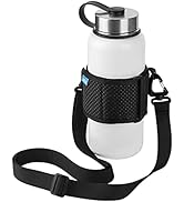 Xxerciz Water Bottle Carrier Holder with Adjustable Shoulder Strap Universal Bottle Sling for Wal...