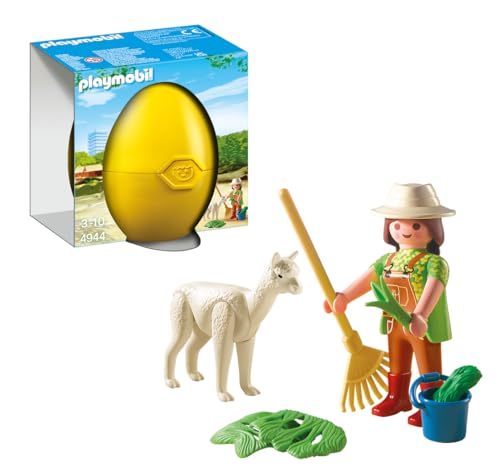 Soigneur Avec Bébé Alpaga Playmobil - vue 3