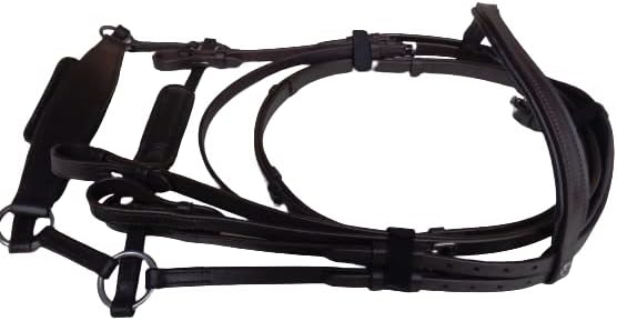 Miniatura 7 de Saddlesworld Brida de cuero acolchado suave del mundo