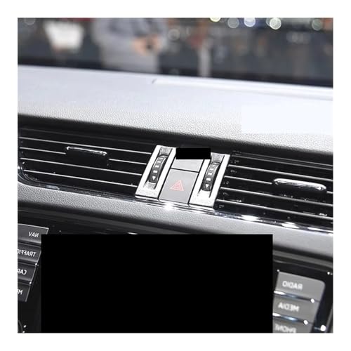 Grille ventilation climatisation Skoda 2011-2015 évent tableau de bord console centrale avant - 5