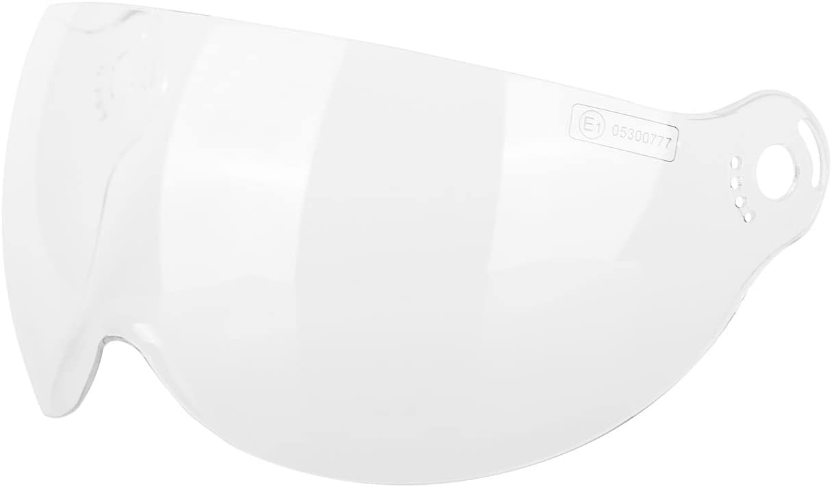 BEON Open Face Motorcycle Helmet for Adults, DOT Approved,3/4 Retro Vespa Helmet, Dual Visors Men’s and Women’s Motorbike Casco for Moped Cruiser Bobber and Chopper（Short Clear）