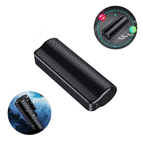 PinPle Voice Recorder, Revolutionary Digital Mini Audio Sound Recording Device with Password Protection, Strong Magnetic Adsorption, Zero Noise,365 Days Standy, One Button Recording or Saving (Black)