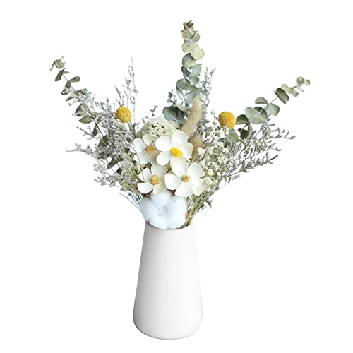Buquê de flores secas de eucalitto para vaso boho decoração de festa para casa arranjo de flores, Vi