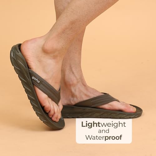 Image of YOHO Cushion Slippers for Men| Durable| Lightweight| Waterproof