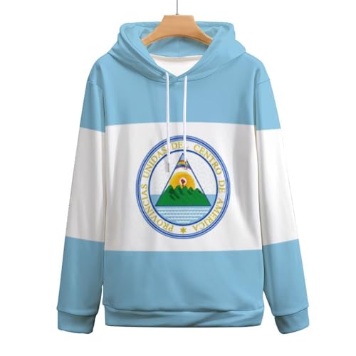 Zakqeik Men's Athletic Pullover Hoodies American-flag Hooded Sweatshirt with Pockets3