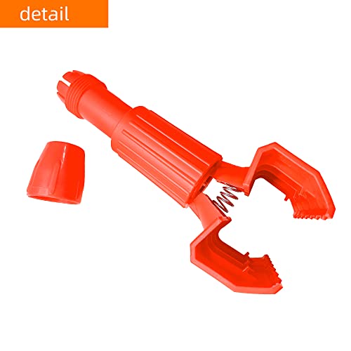Image of Commercial Mop Clamps-Quick Change Head Mop Handle -Heavy Duty Mop Head Replacement Holder Change Mop Handle -Commercial Gripper Mop Wet Mop Handle (KL-ZJ-RED)