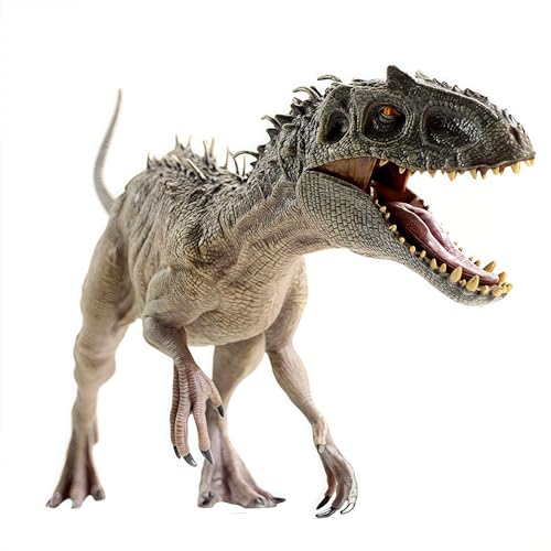Gemini & Genius Dinosaur Toys, Tyrannosaurus Rex Dinosaur Figurine Toy with Moveable Jaw Action Figure, Authentic Color and Texture, Cake Topper, Collection and Gift for Kids Ages 3 and Up.