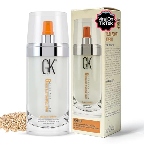GK Hair Global Keratin Strong Hold Hair Styling Spray (326 ml) – Extra alta sujeción, fuerza y domesticación del encrespamiento – Añade brillo instantáneo, aporta volumen al cabello, mantiene rizos