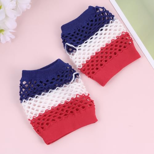 Guantes de red de la bandera estadounidense de diseño retro 7