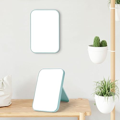 Miniatura 5 de Osdue Espejo De Maquillaje De Escritorio, Espejo De Maquillaje De Escritorio Para El Hogar, Soporte De Mirror De Mesa, Mirror De Manos Libres De Make-Up Plegable De Make-Up Rectangular