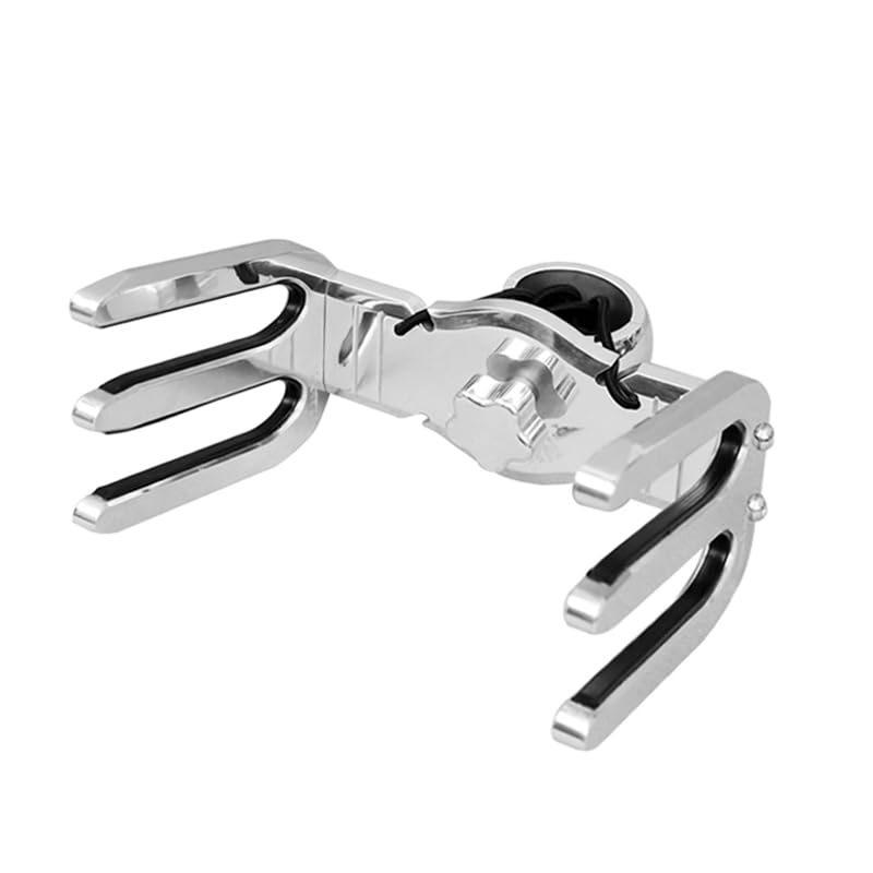 Reborn Pro1 Quick Release Wakeboard Rack 2.5 Clamp with Rubber Collars can fit 1 3/4 - 2 1/2 Tubes.Silver Polished Finish.A 3-Year Warranty is Included.