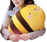 GOOC 20 Inch Plush Bumblebee Stuffed Animal Bumble Bee Hugging Pillow Honey Bee Plushies Throw Pillow Bee Anime Gift for Kids and Lovers in Birthday,Valentine's Day,Christmas...
